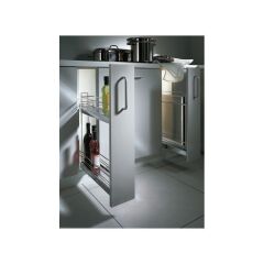 Hafele No.15 Parlak Krom Tepsilik Tezgah Altı Kiler Sistemi