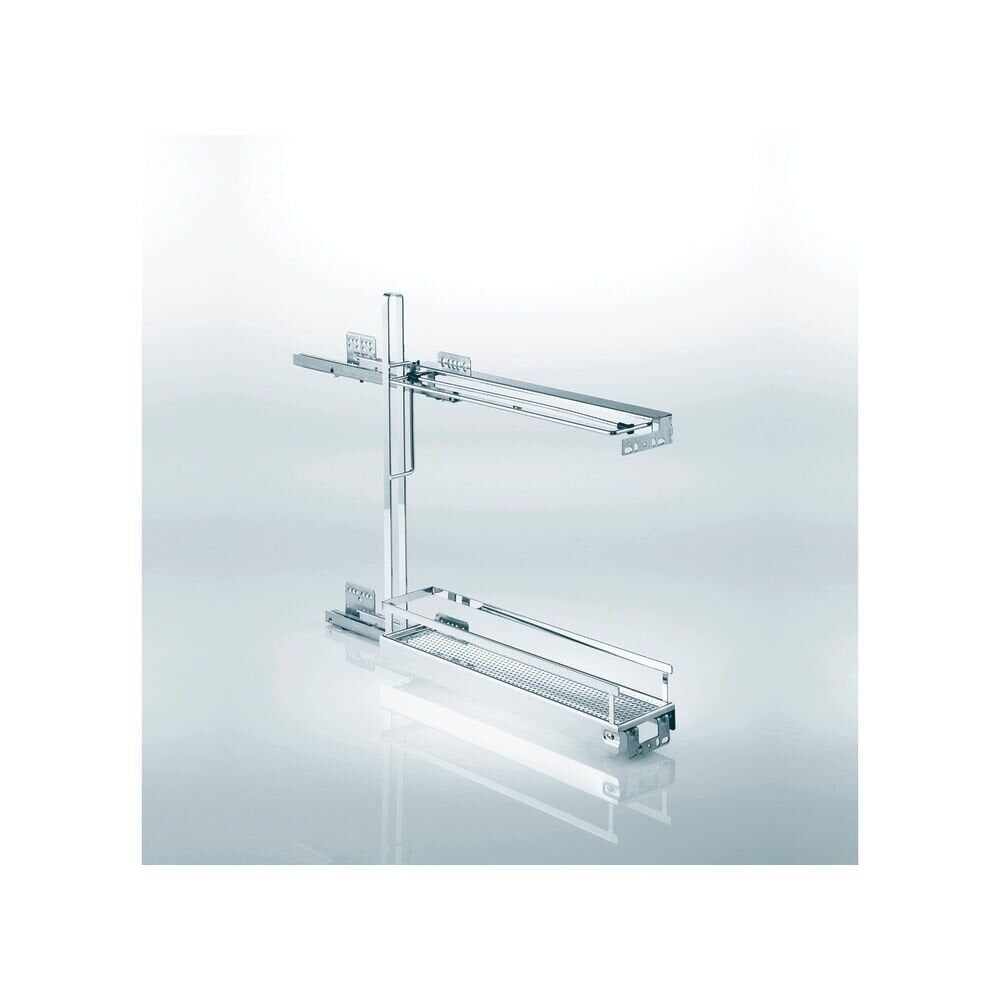 Hafele No.15 Parlak Krom Tepsilik Tezgah Altı Kiler Sistemi