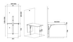 Açılır Masa Mekanizması TOPSWING