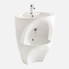 Abdest Lavabosu Alt Batarya Sensörlü Üst Batarya Manuel