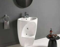 Abdest Lavabosu Alt Batarya Sensörlü Üst Batarya Manuel