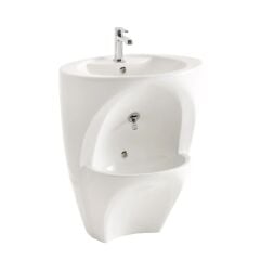 Abdest Lavabosu Alt Batarya Sensörlü Üst Batarya Manuel