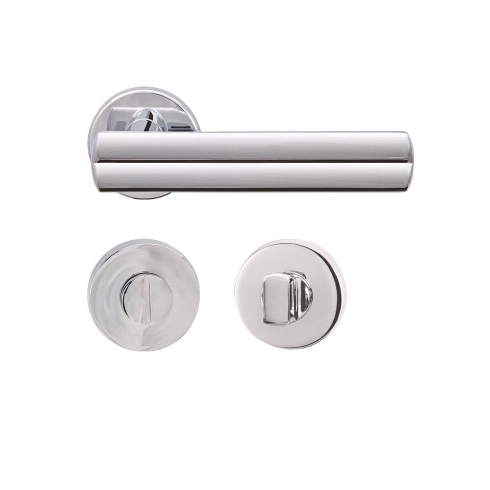 Hafele FLAME WC (Banyo Tipi) Parlak Krom Renk Kapı Kolu