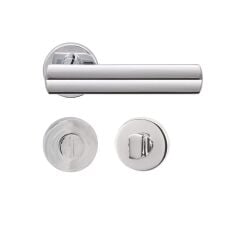 Hafele FLAME WC (Banyo Tipi) Parlak Krom Renk Kapı Kolu
