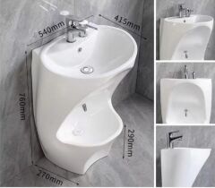 Abdest Lavabosu Alt ve Üst Batarya Manuel