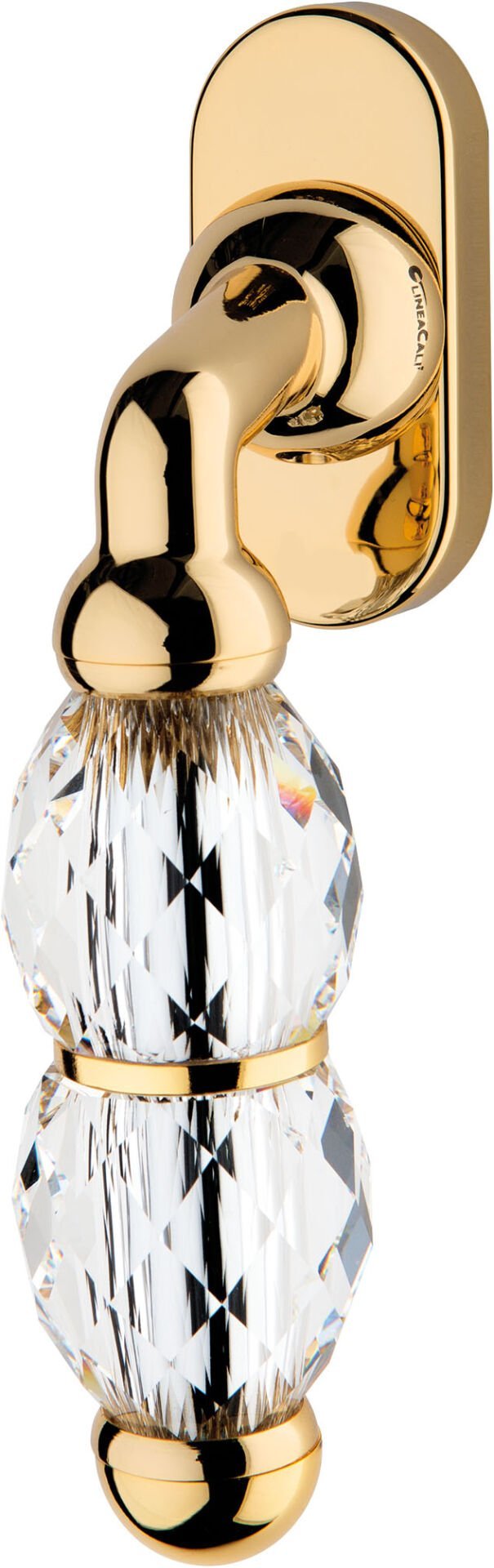 Crystal Pencere Kolu Altın Parlak