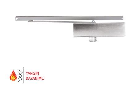 Kayar Kollu Kapı Kapatıcı EN 2-5 120dk Gümüş