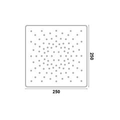 Hafele Floppy Tepe Duşu, Parlak Krom