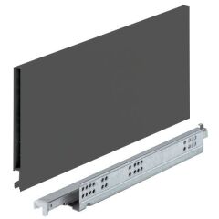 Hafele Matrıx Box Slım Çekmece Seti Antrasit Vidalı 16/175Mm/500Mm 30Kg