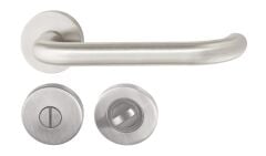 HÄFELE ROLAND-LONG M Kapı Kolu Seti WC Paslanmaz Çelik 304