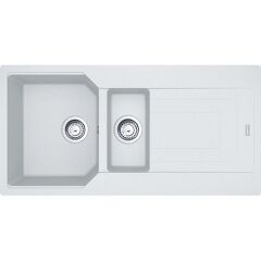 Franke Granit Eviye 1,5 Gözlü Damlalıklı Ubg 651-100 Bianco