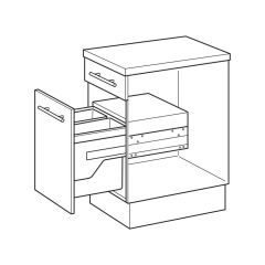 Hafele CARGO SYNCHRO 450 Çöp Kutusu (55 Litre)