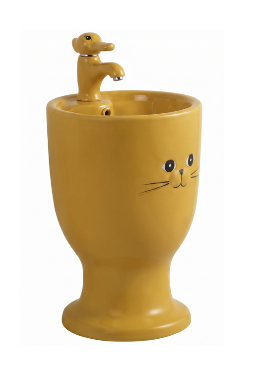 Çocuk Lavabo Sarı