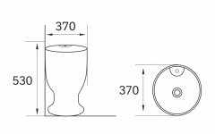 Çocuk Lavabo Pembe Köpek Şekilli