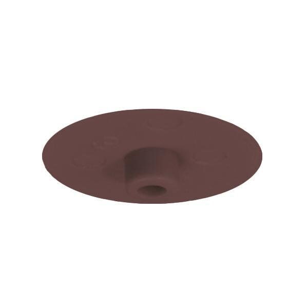 Hafele Minifix Kapak 15 mm (500 Adet), Kahve Renk