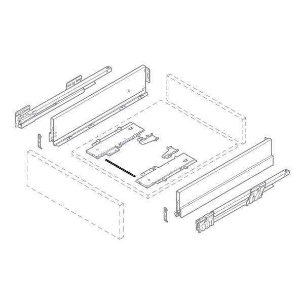Hafele Matrıx Box P Senk. Çubuğu, 1200Mm