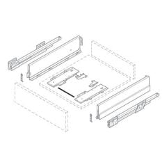 Hafele Matrıx Box P Senk. Çubuğu, 1200Mm