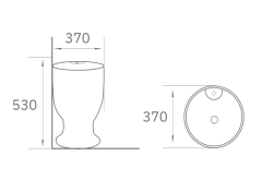 Çocuk Lavabo Beyaz Köpek Şekilli
