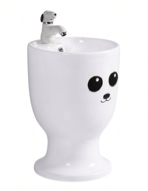 Çocuk Lavabo Beyaz Köpek Şekilli