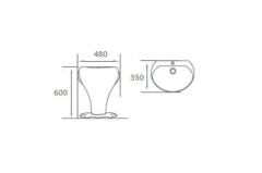 Ducky Çocuk Lavabo Beyaz Sarı