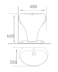 Çocuk Lavabo Beyaz Sarı