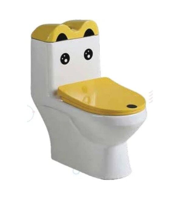 Çocuk Klozet Beyaz Sarı