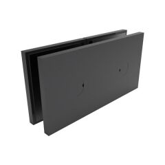 Hafele FORTIUS 04 Cam Tutucu C/C Mat Siyah