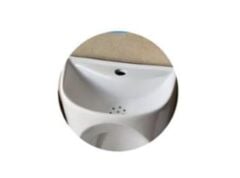 Pisuvar Sensörlü El Yıkama Lavabolu Beyaz 350X380X880mm