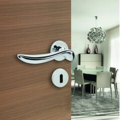 Hafele Kapı Kolu Seti Troy WC Parlak Krom