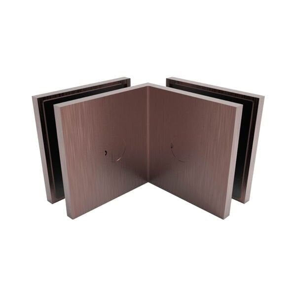 Hafele FORTIUS 03 Cam Tutucu C/C 90° Parlak Rose