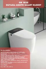 Akıllı Klozet Duvara Monte GR1825 Beyaz