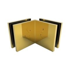 Hafele FORTIUS 03 Cam Tutucu C/C 90° Parlak Altın