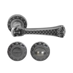 Hafele Kapı Kolu Seti Sara WC Antik Gümüş