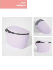 Akıllı Klozet Duvara Monte GR1858 Mor