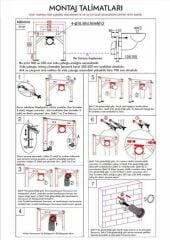 Akıllı Klozet Duvara Monte GR1858 Mor