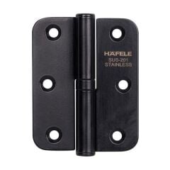 Hafele Yaprak menteşe siyah mat 201 86mm sağ