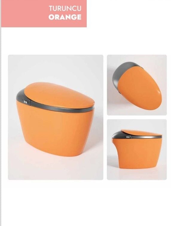 Akıllı Klozet Duvara Monte GR1858 Turuncu