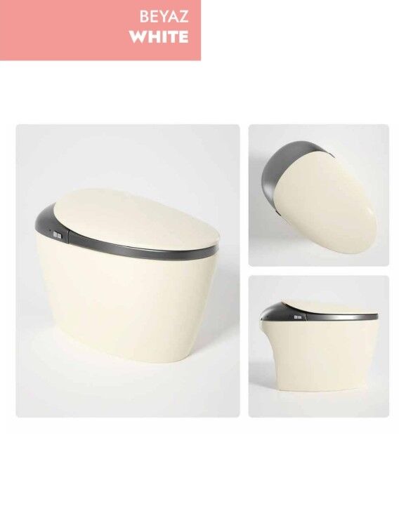 Akıllı Klozet Duvara Monte GR1858 Beyaz
