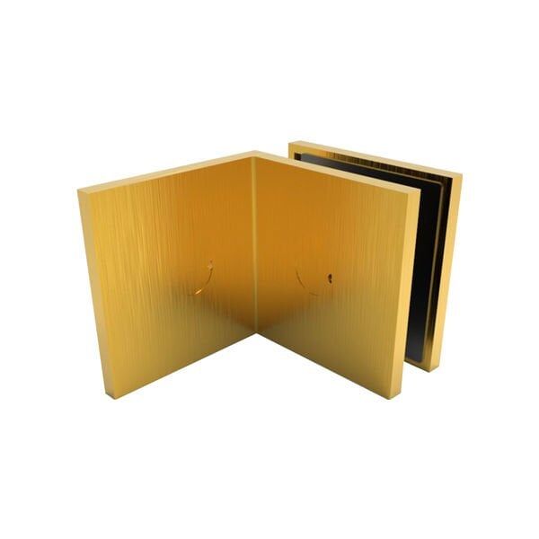 Hafele FORTIUS 02 Cam Tutucu D/C 90° Mat Altın