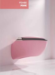 Akıllı Klozet Duvara Monte GR1851 Pembe