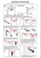 Akıllı Klozet Duvara Monte GR1851 Mavi