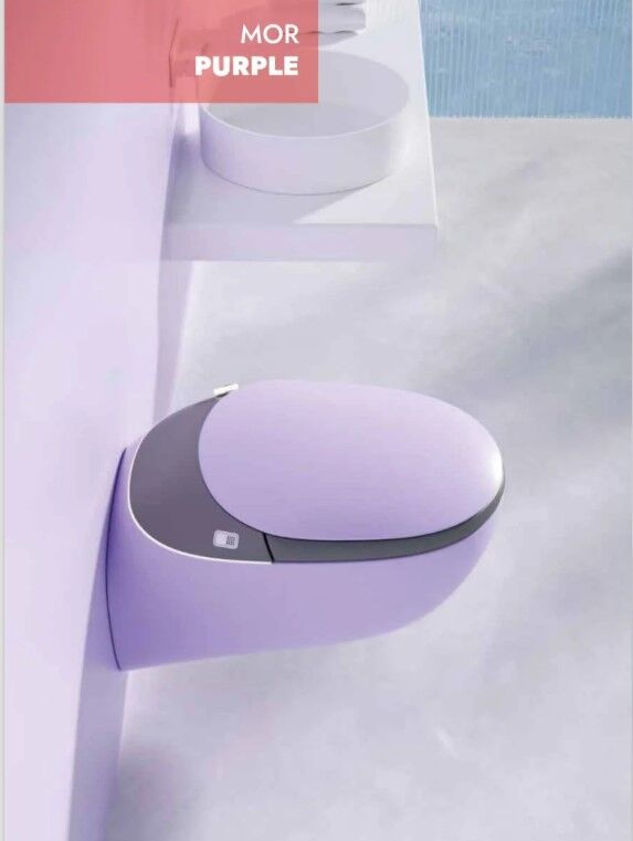 Akıllı Klozet Duvara Monte GR1851 Mor