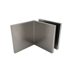 Hafele FORTIUS 02 Cam Tutucu D/C 90° Paslanmaz Çelik Renkli