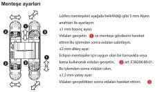 AGB Gizli Kapı Menteşesi 3.2 Eclipse Mat Krom